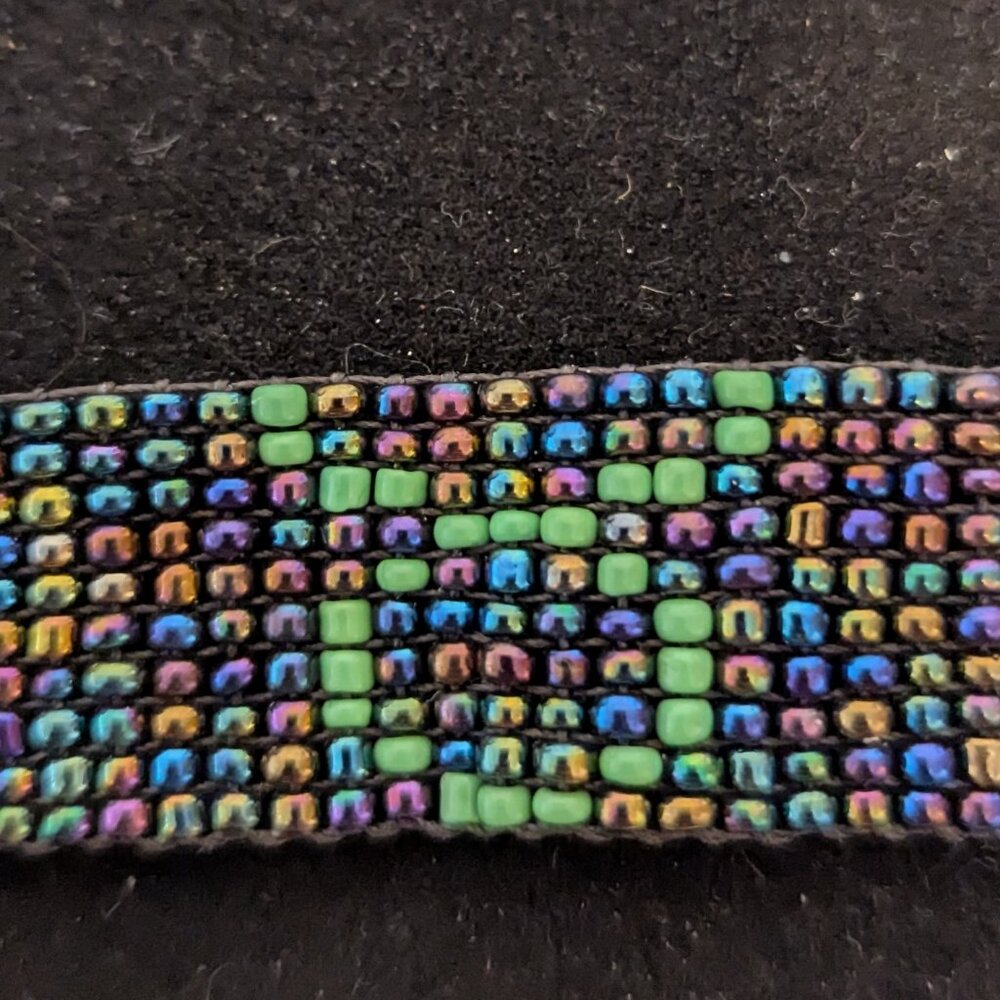 Black/Green Taurus Bracelet
